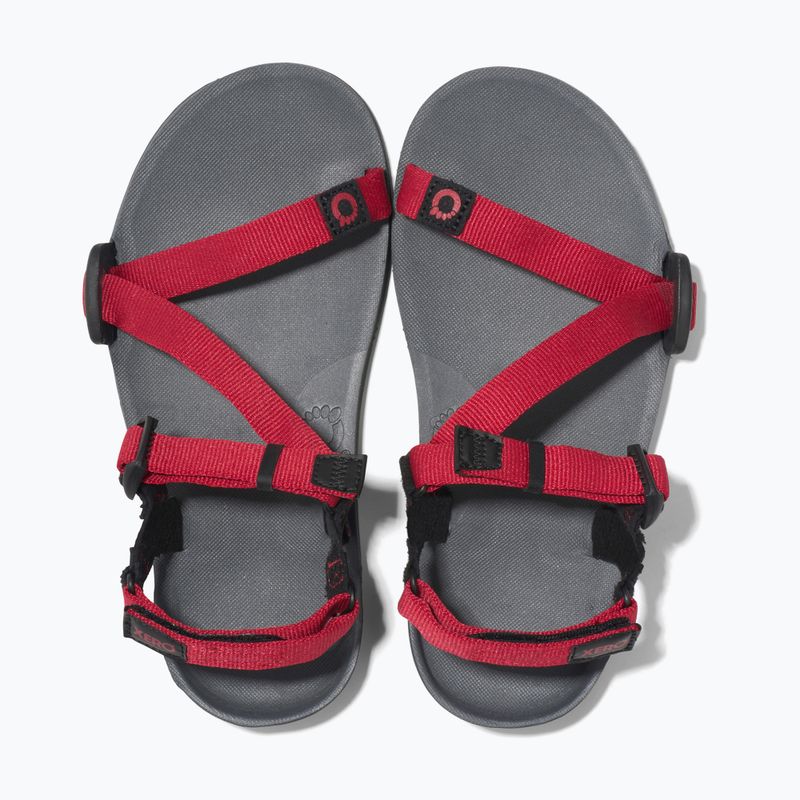 Dětské sandály Barefoot Xero Shoes Z-Trail charcoal/red pepper 5
