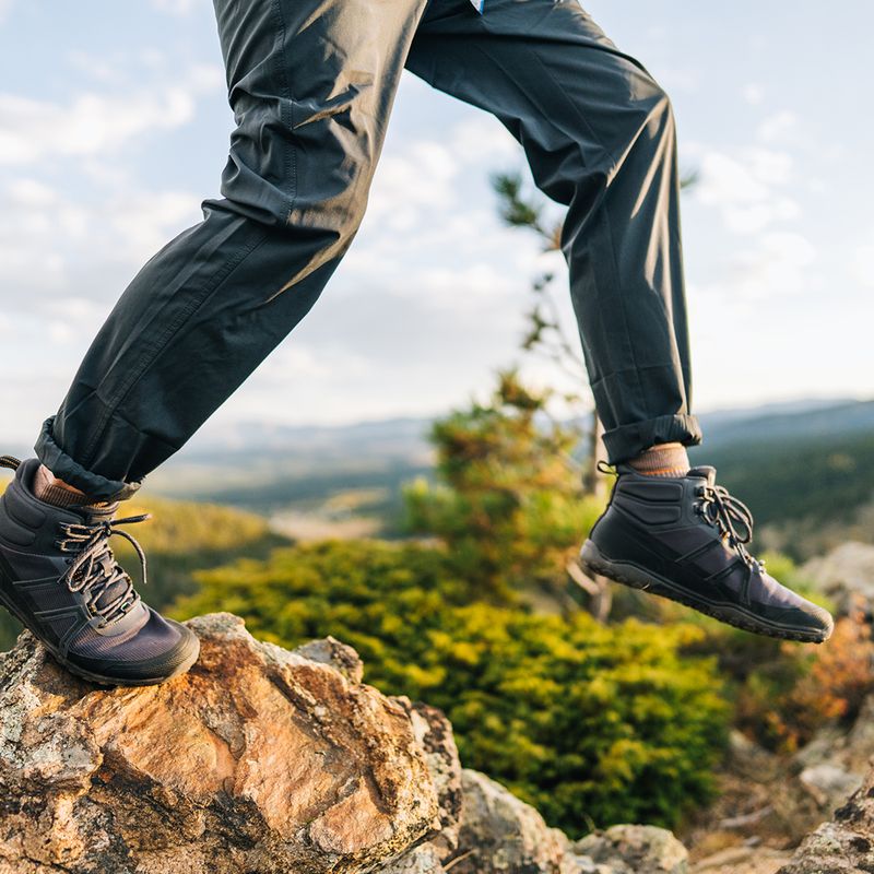 Pánské barefoot boty Xero Shoes Scrambler Trail Mid Asphalt/Black 8