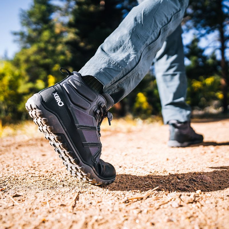 Dámské barefoot boty Xero Shoes Scrambler Trail Mid Asphalt/Black 8