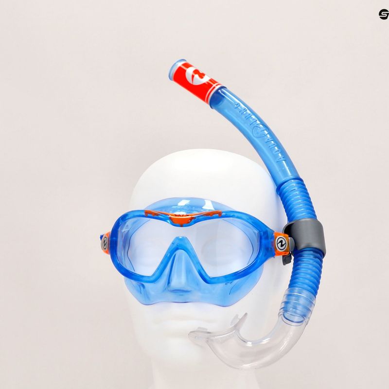 Aqualung Mix Dětská sada maska + šnorchl modrá SC4254008 12