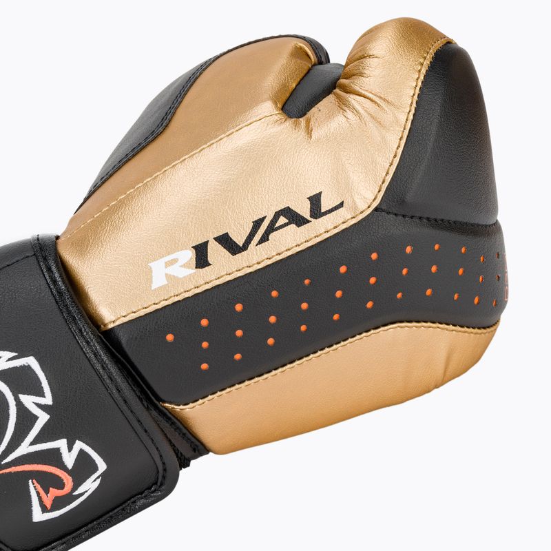 Boxerské rukavice Rival RB10 Intelli-Shock Bag black/gold 5