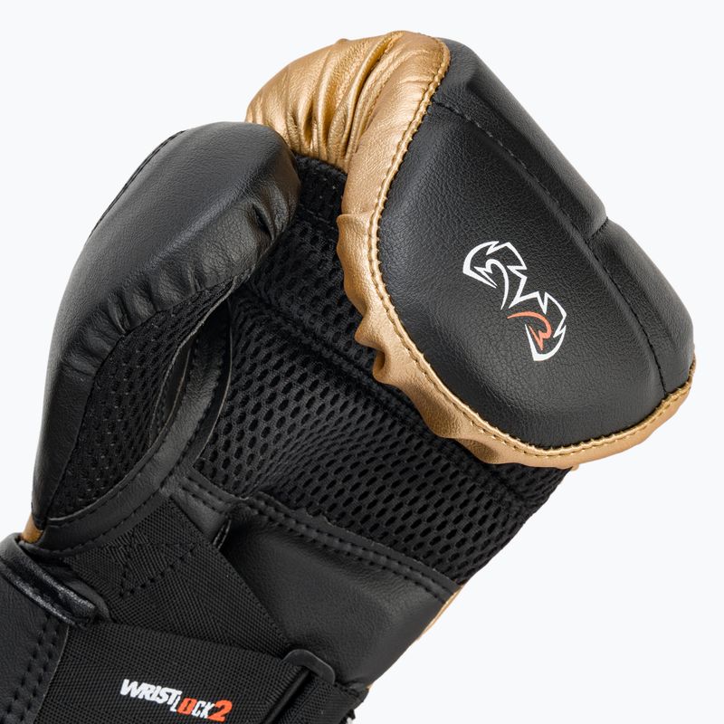 Boxerské rukavice Rival RB10 Intelli-Shock Bag black/gold 7