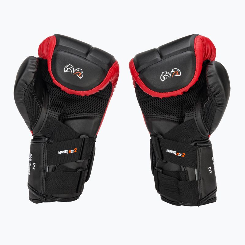 Boxerské rukavice Rival RB10 Intelli-Shock Bag black/red 3