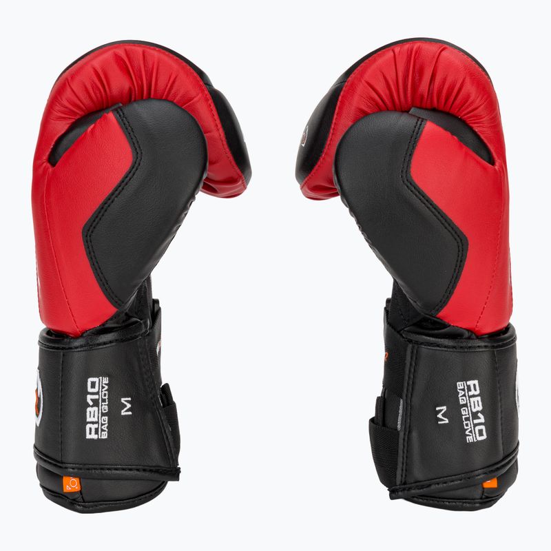 Boxerské rukavice Rival RB10 Intelli-Shock Bag black/red 4