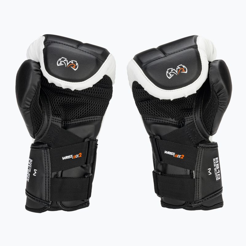 Boxerské rukavice Rival RB10 Intelli-Shock Bag black/white 3