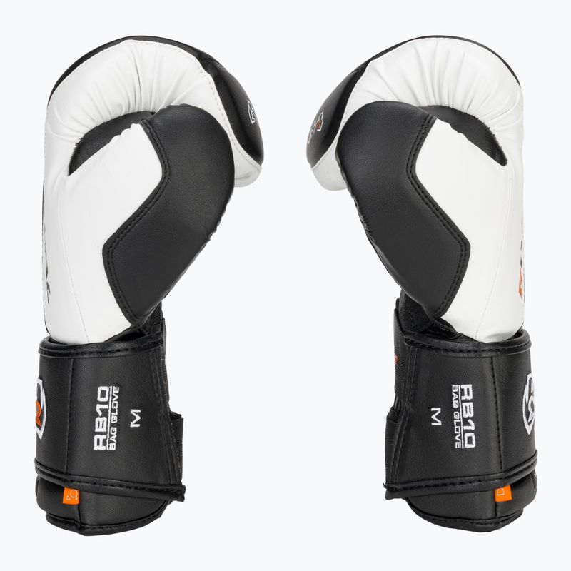 Boxerské rukavice Rival RB10 Intelli-Shock Bag black/white 4