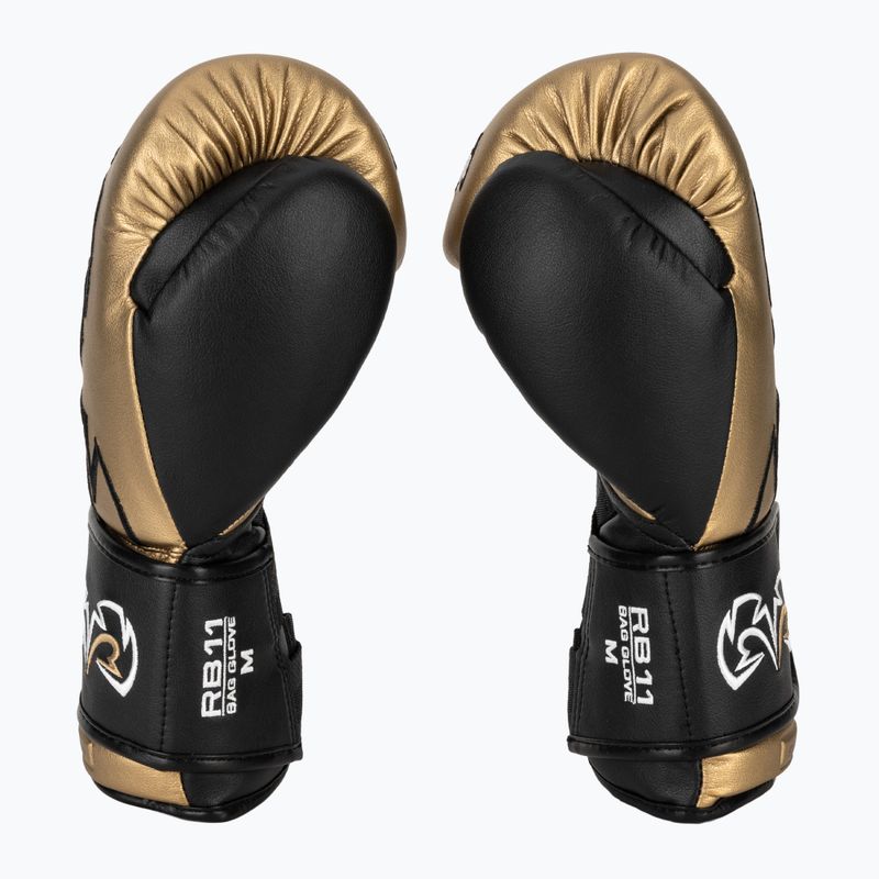 Boxerské rukavice Rival RB11 gold 4