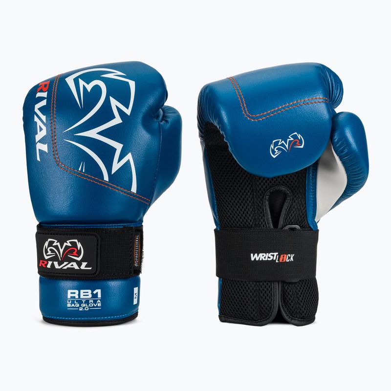 Boxerské rukavice Rival RB1 Ultra Bag 2.0 blue 2