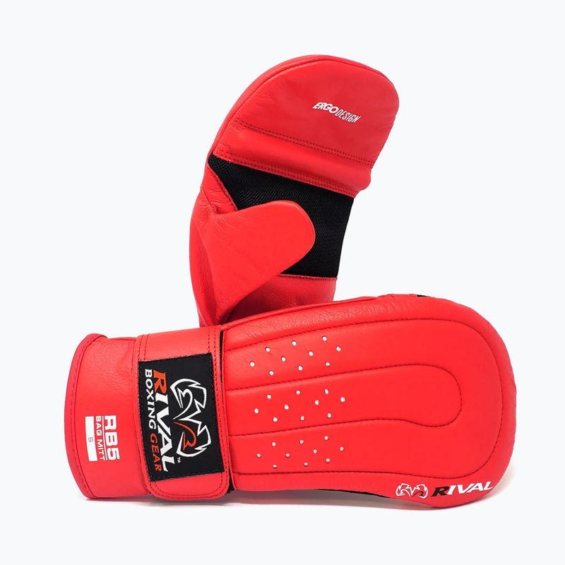 Boxerské rukavice Rival RB5 Bag Mitts red 2