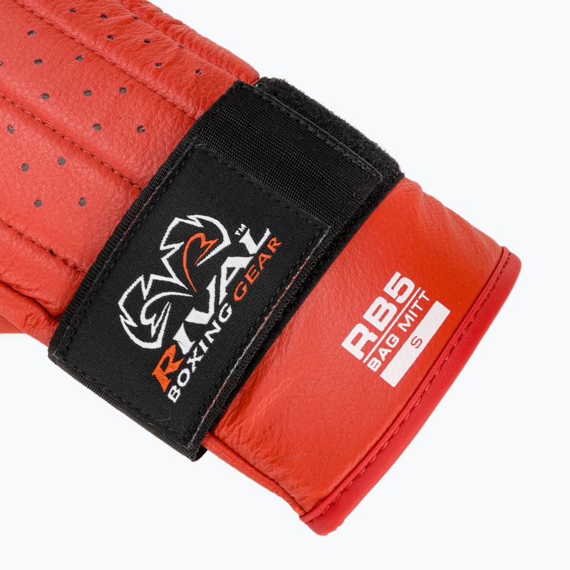 Boxerské rukavice Rival RB5 Bag Mitts red 6