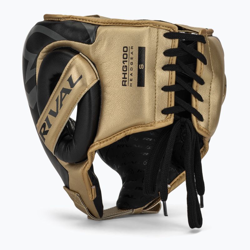 Boxerská helma Rival RHG100 Professional Headgear black/gold 3