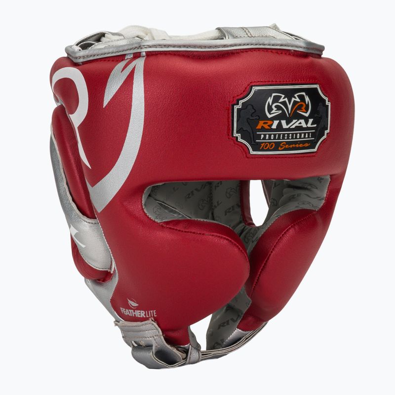 Boxerská přilba Rival RHG100 Professional Headgear red/silver/grey