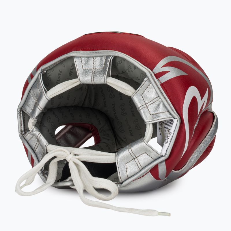 Boxerská přilba Rival RHG100 Professional Headgear red/silver/grey 6