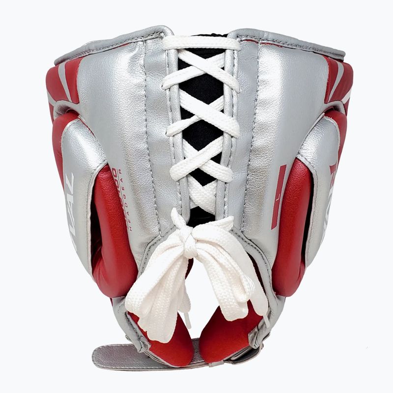 Boxerská přilba Rival RHG100 Professional Headgear red/silver/grey 3