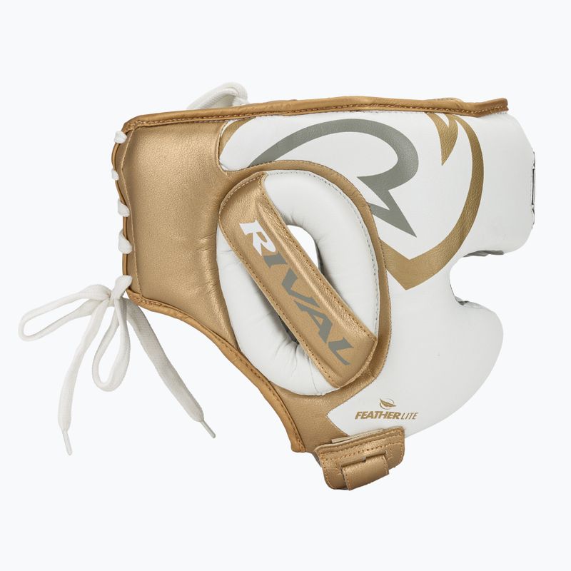 Boxerská helma Rival RHG100 Professional Headgear white/gold 2