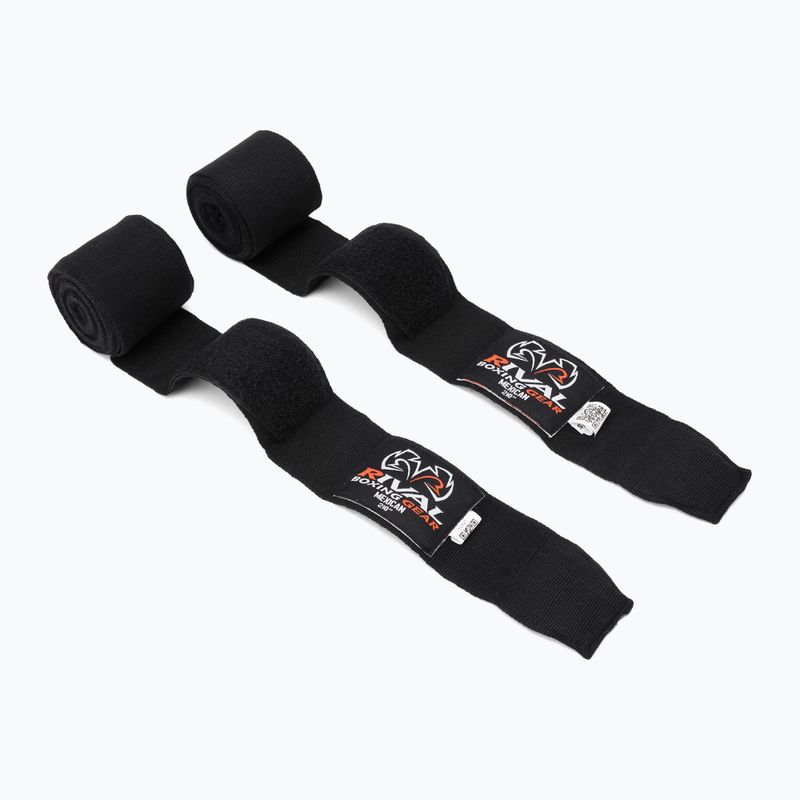 Boxerské bandáže Rival Mexican Handwraps 210 black 2