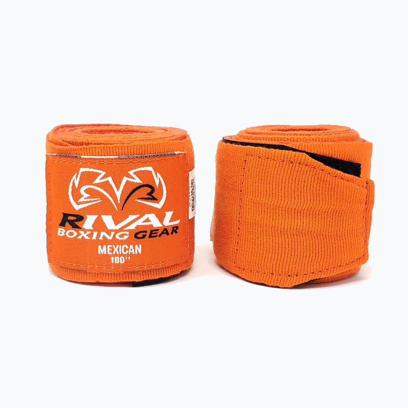 Boxerské bandáže Rival Mexican Handwraps 180 cm orange