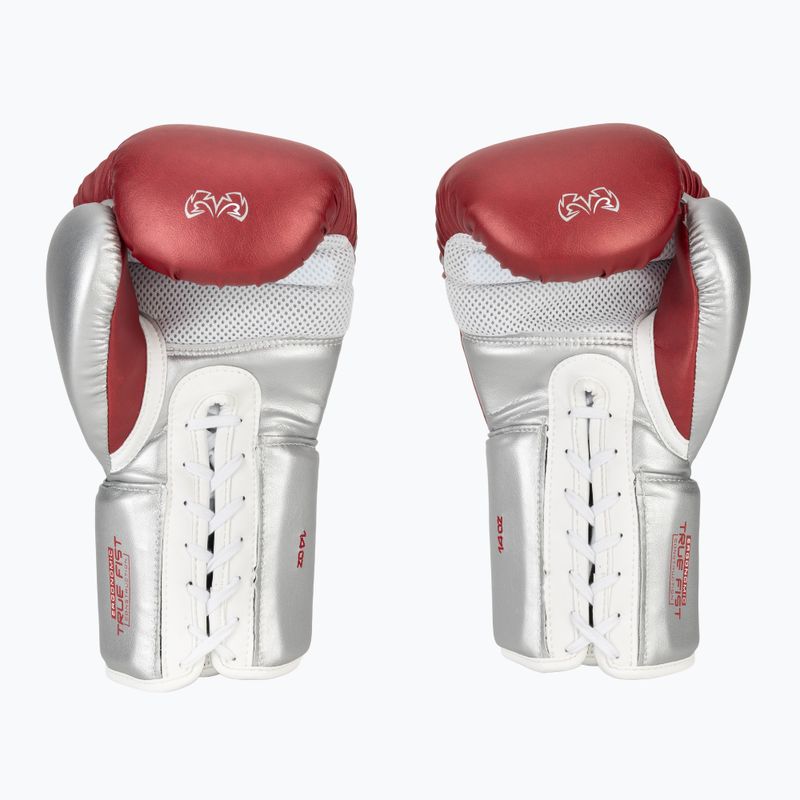 Boxerské rukavice Rival RS100 Professional red/silver 3