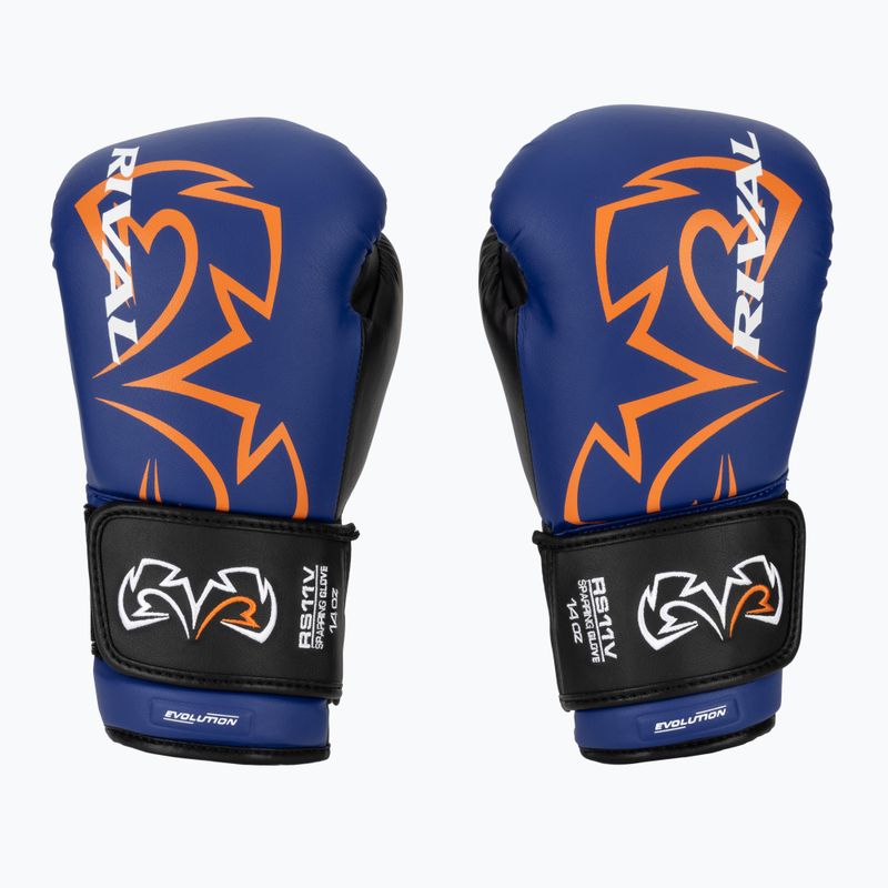 Modré boxerské rukavice Rival RS11V Professional 2