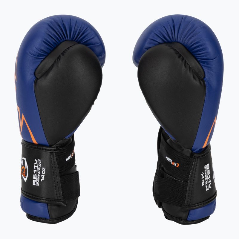 Modré boxerské rukavice Rival RS11V Professional 4