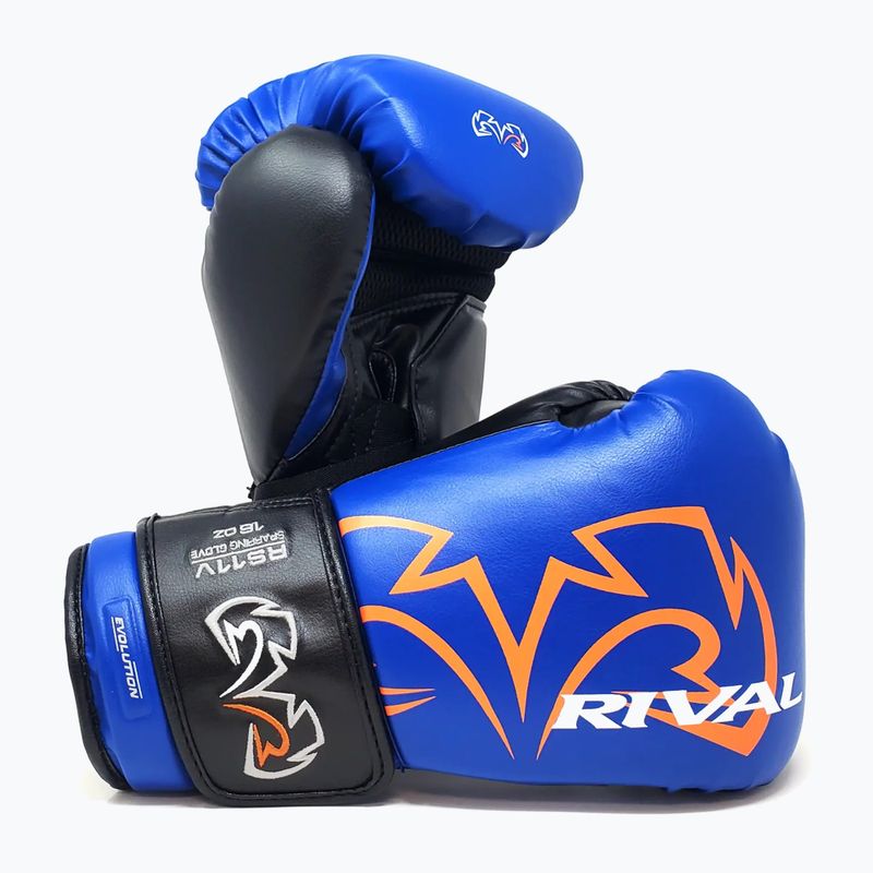 Modré boxerské rukavice Rival RS11V Professional