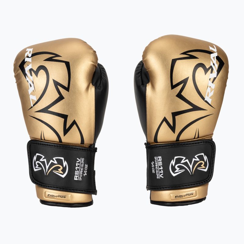 Boxerské rukavice Rival RS11V Evolution gold 2