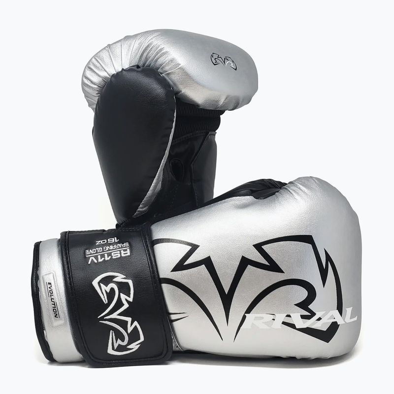 Boxerské rukavice Rival RS11V Professional silver 3
