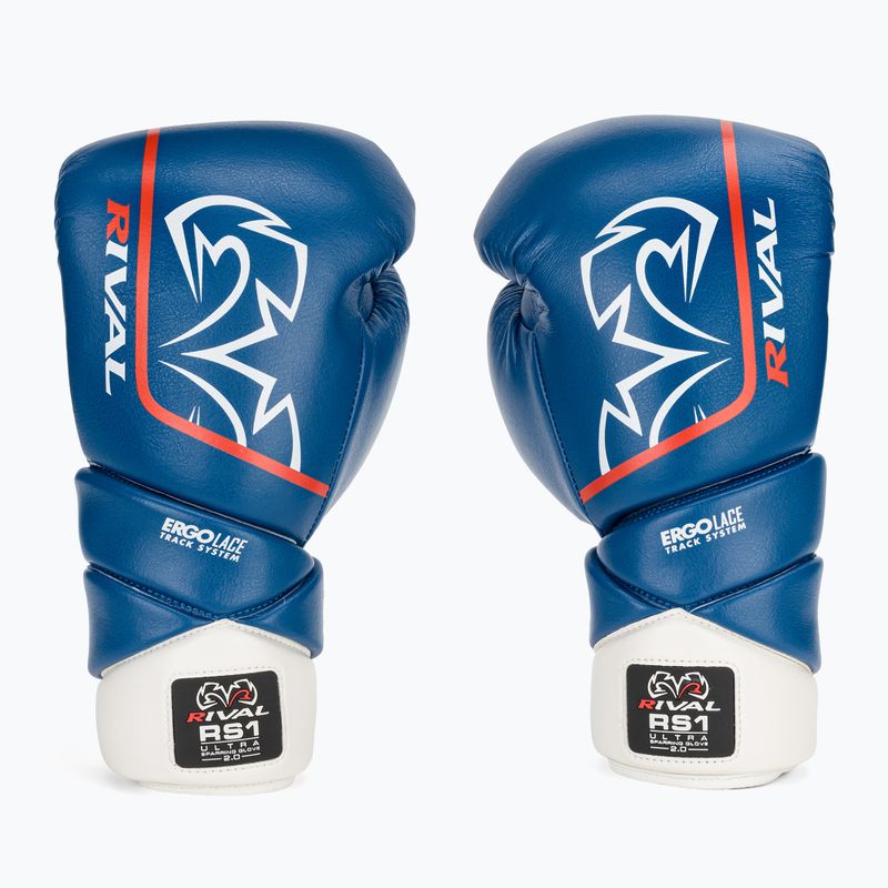 Boxerské rukavice Rival RS1 Ultra Sparring 2.0 modré 2