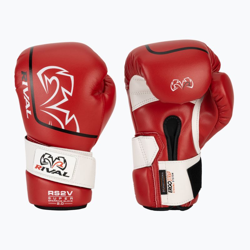 Boxerské rukavice Rival Super Sparring 2.0 red