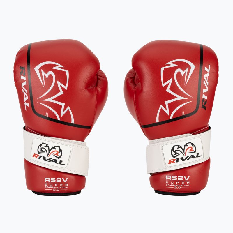 Boxerské rukavice Rival Super Sparring 2.0 red 2