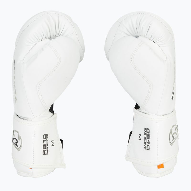 Boxerské rukavice Rival RB10 Intelli-Shock Bag white 4