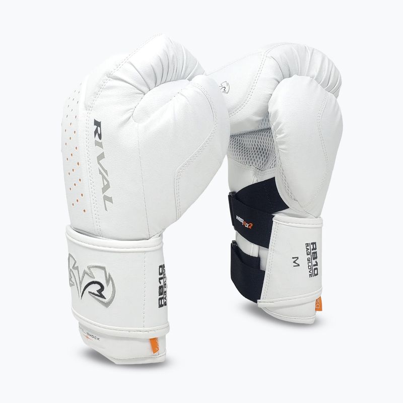 Boxerské rukavice Rival RB10 Intelli-Shock Bag white 2
