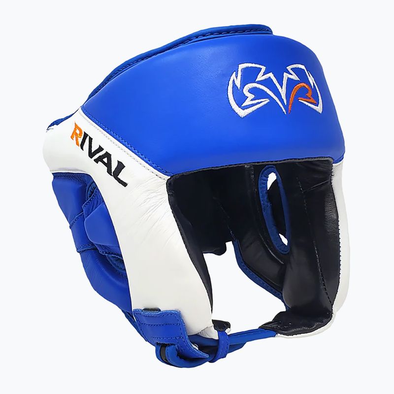 Boxerská helma Rival Amateur Competition Headgear blue/white 6