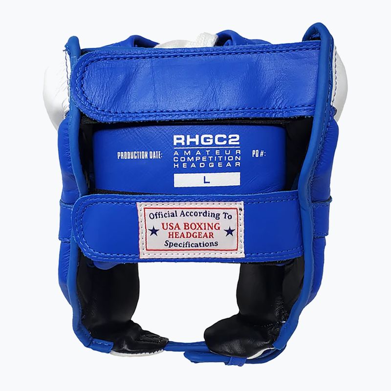 Boxerská helma Rival Amateur Competition Headgear blue/white 8