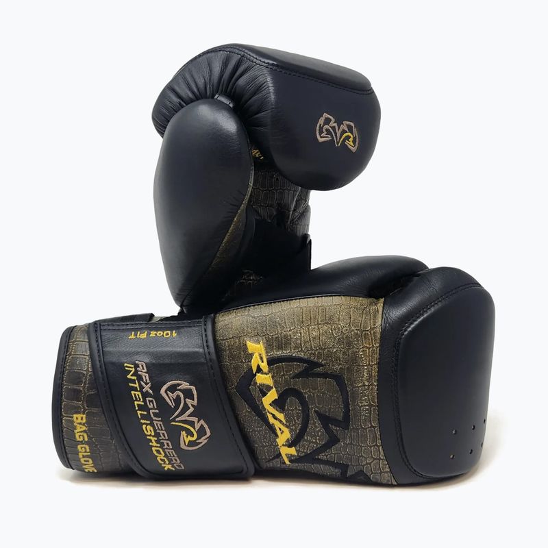Boxerské rukavice Rival RFX-Guerrero Intelli-Shock Bag Croc Skin Edition black/black 3
