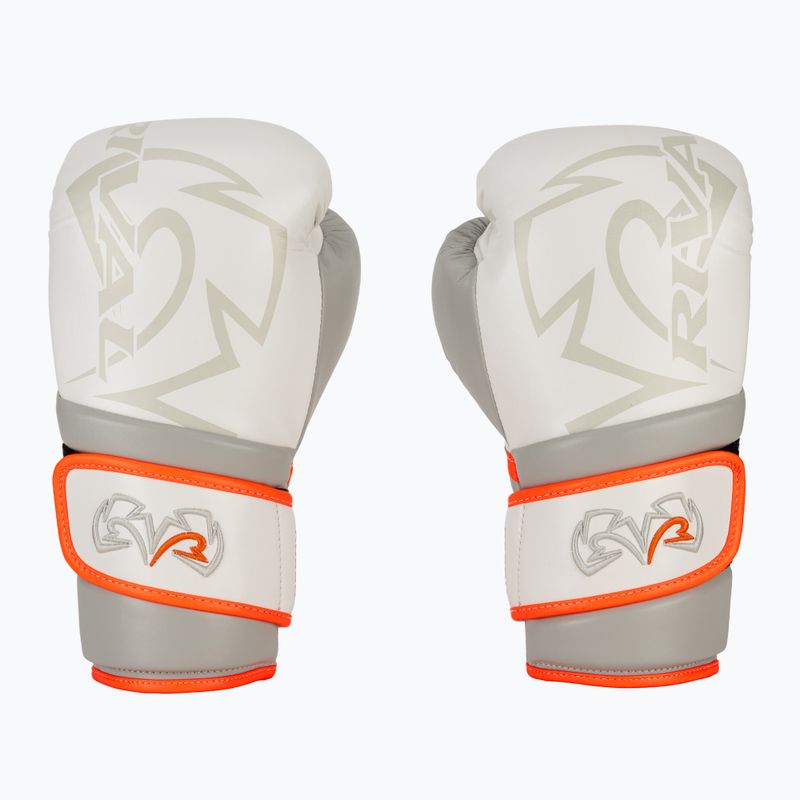 Boxerské rukavice Rival Impulse Sparring Gloves Gants white/orange 2