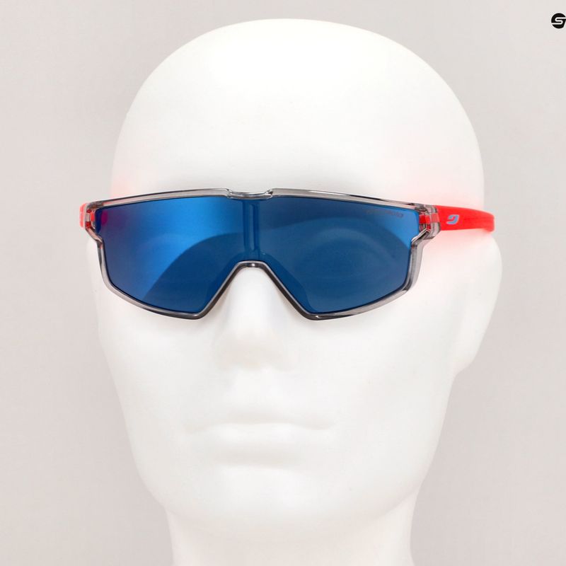 Dětské cyklistické brýle Julbo Fury Mini Spectron 3 shiny translucide/translucide gray/matt fluo orange 10
