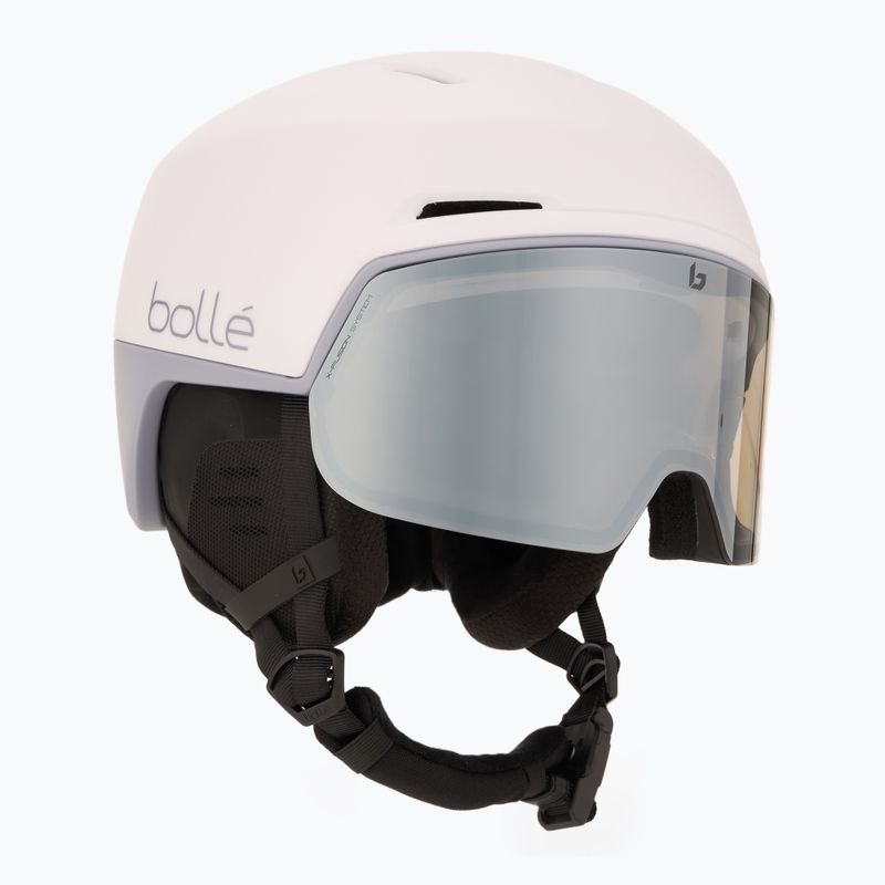 Lyžařská helma  Bollé X-Fusion white lilac matte/photochromic gun