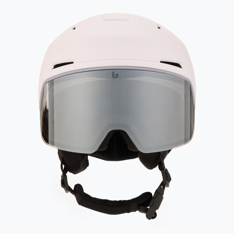 Lyžařská helma  Bollé X-Fusion white lilac matte/photochromic gun 2