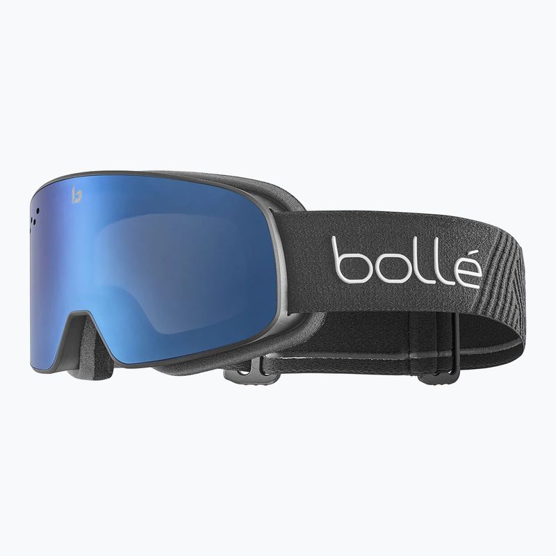 Lyžařské brýle Bollé Nevada Small black matte/bronze blue