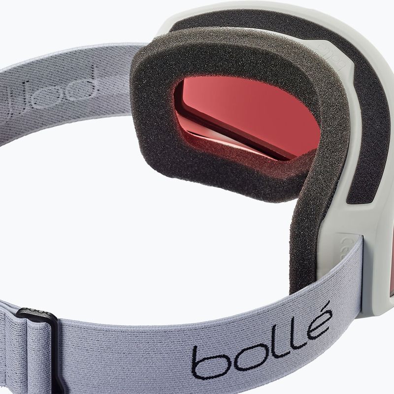 Lyžařské brýle Bollé Bedrock white matte/vermillon 2