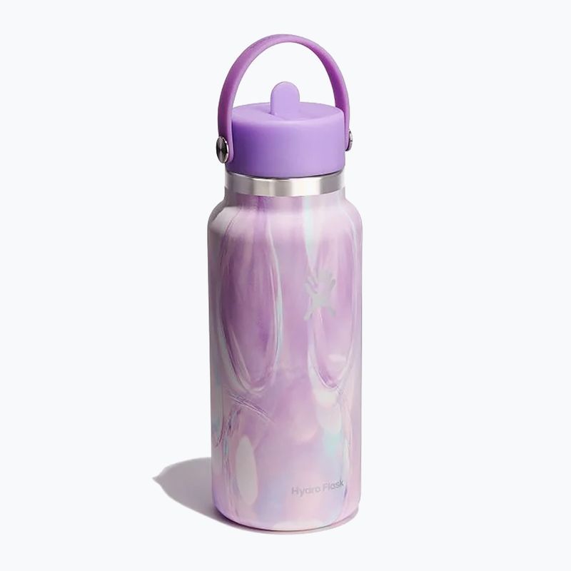 Termoska Hydro Flask Wide Flex Straw Cap Jelly 945 ml purple swirl 2