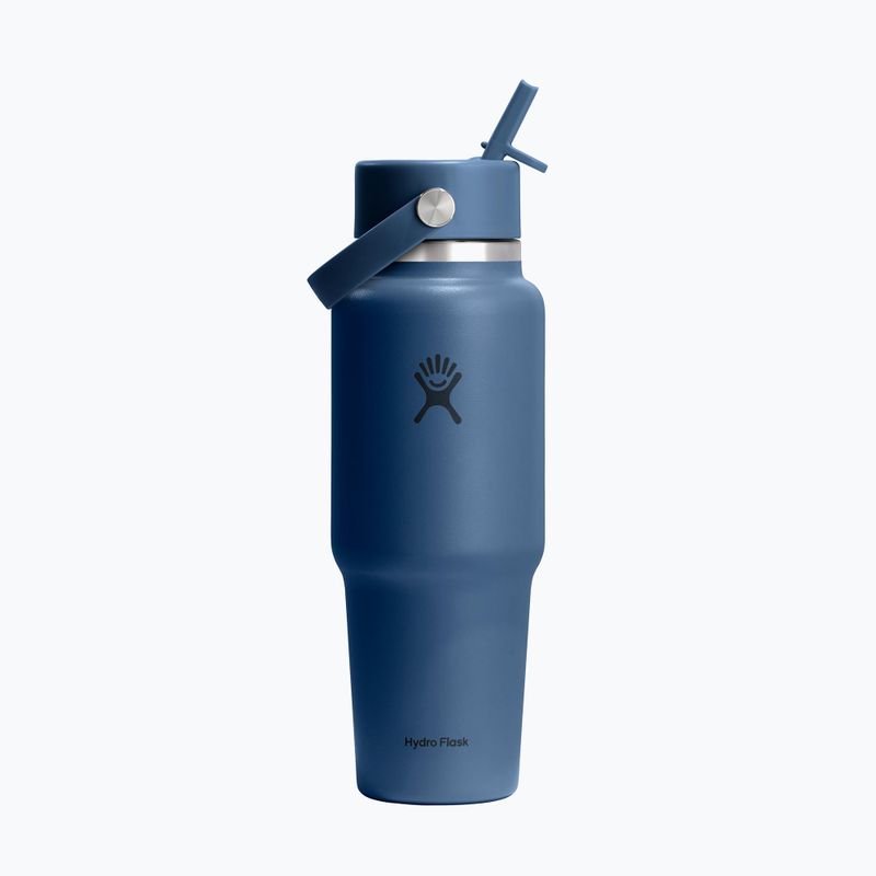 Termolahev Hydro Flask Wide Flex Straw Travel 946 ml harbor blue