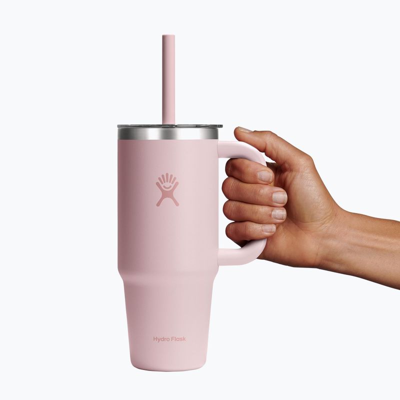 Hrnek Hydro Flask Travel Tumbler Clear Lid 710 ml trillium 5