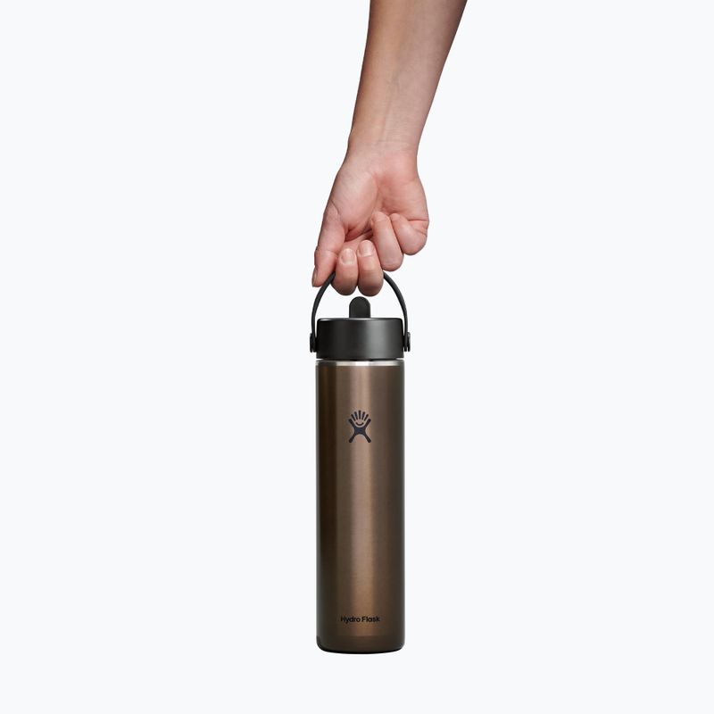Termo láhev Hydro Flask Lightweight Wide Flex Straw 710 ml obsidian 4