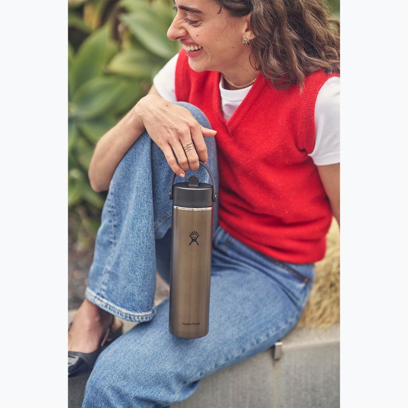 Termo láhev Hydro Flask Lightweight Wide Flex Straw 710 ml obsidian 5