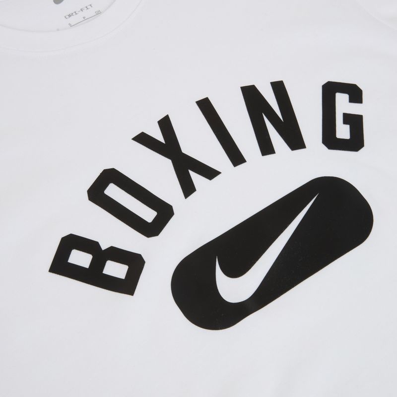 Pánské tréninkové tričko Nike Boxing Disc DFC white/black 3