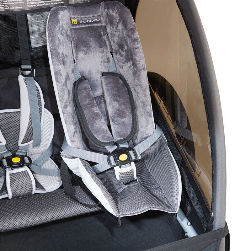 Dětská sedačka Burley Baby Snuggler šedá BU-960158 2
