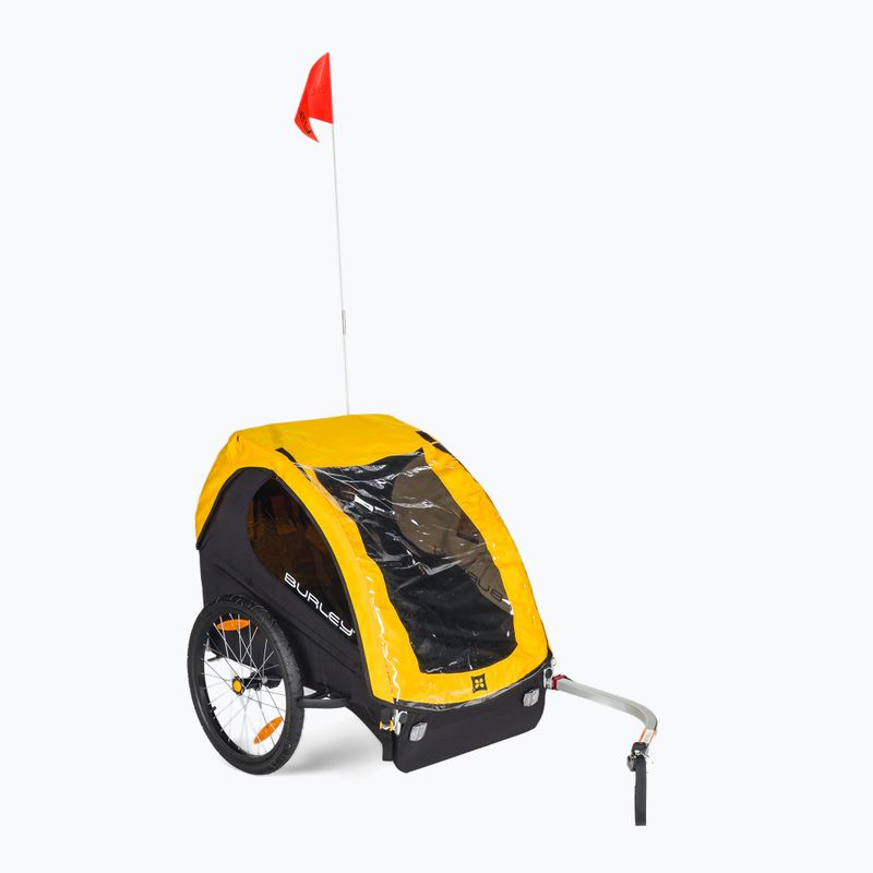 Dětský přívěs za kolo Burley Bee Single černý BU-946206
