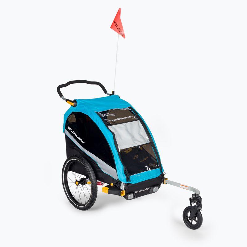 Dětský přívěs za kolo Burley D'Lite X Single modrý BU-938102
